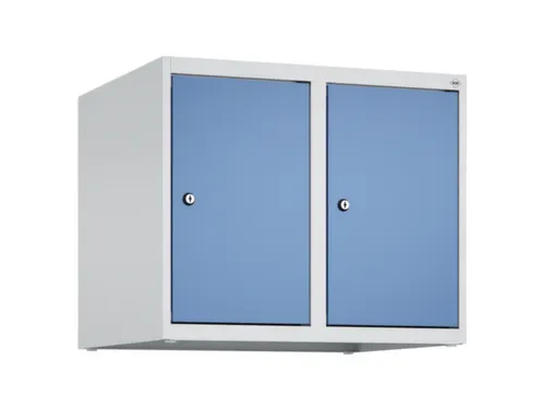 opzetkast,v. locker,2vak.,vak B 300mm,HxBxD 500x600x500mm,cilinderslot