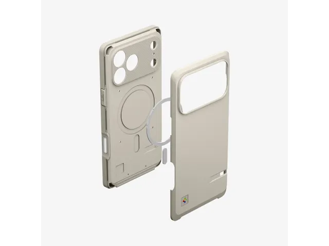 Spigen iPhone 17 Hoes Pro Classic LS MF Stone