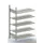 Inhaakstelling Aanbouwveld 1850x1256x636mm 5legborden Vaklast 100kg