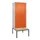 locker voor scheiding van kleding,HxBxD 2120x800x815mm,2vak