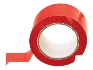Markeertape Vinyl L 33M B 75Mm Rood - 1
