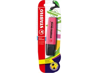 Markeerstift STABILO BOSS Original 70/56 roze blister à 1 stuk - 1