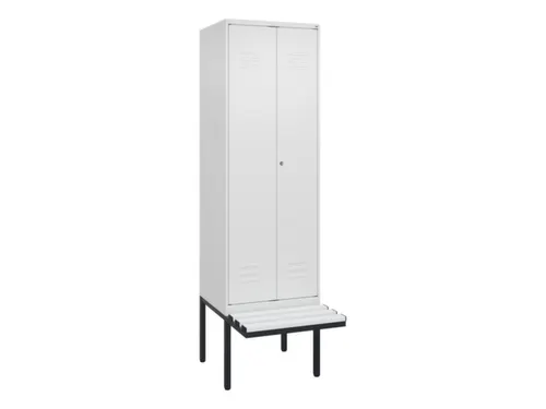 locker voor scheiding van kleding,HxBxD 2120x600x815mm,2vak