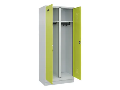 locker voor scheiding van kleding,HxBxD 1950x800x500mm,2vak