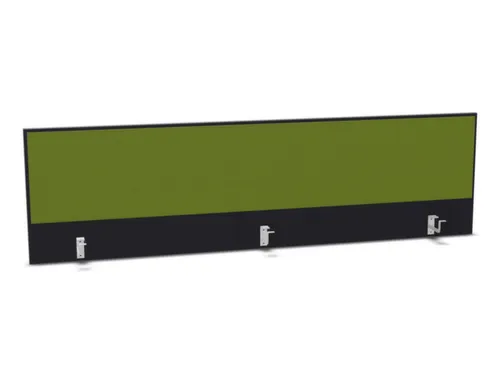 opzetpaneel,v. bureau,aanbouw achter,B 2000mm,CC-zwart,BN7048-groen