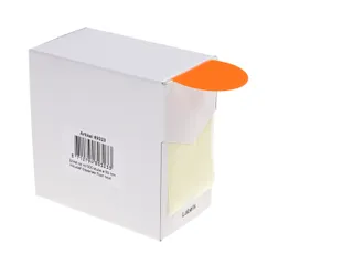 Etiketten Op Rol 50mm Fluor Rood Met Dispenser 500 Stuks - 4