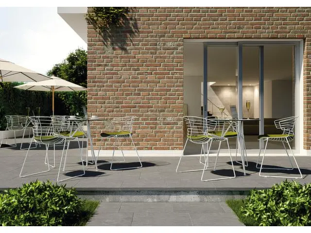 Outdoor Bezoekersstoel Draad-Zitschaal Sledepoten Antraciet Gelakt