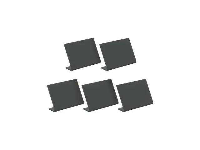 Ardoise Securit A8 forme L horizontal 5 pièces