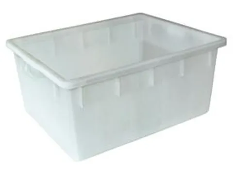 Conische Bak Pe Hxlxb 380X800X640Mm Inhoud 145L Naturel Wit