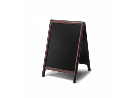 Krijtstoepbord 55x85cm Donkerbruin