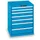 Ladenkast Code 850x717x725mm 7laden D75kg Ral5012
