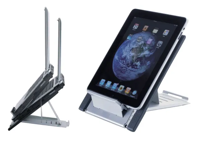 Support tablette Neomounts LS100 gris argenté