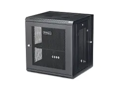 4-post 12U wandmonteerbare netwerkkast 19'' vergrendelbare patchkast