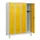 schoollocker,HxBxD 1630x1200x500mm,4vak,vak B 300mm,cil.-slot,voeten