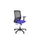 Bureaustoel EN1335 Linea Tekna 01 zwart/blauw met 2D armleuning