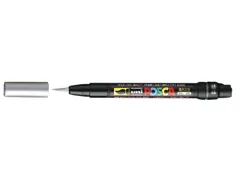 Brushverfstift Posca PCF350 Penseelpunt 1-10mm Zilver