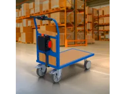 Elektrische kopwandwagen,accu,draagverm. 500kg,laadvl. LxB 1000x600mm