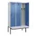 locker met bank,voor scheiding van kleding,HxBxD 2120x1200x815mm,3vak