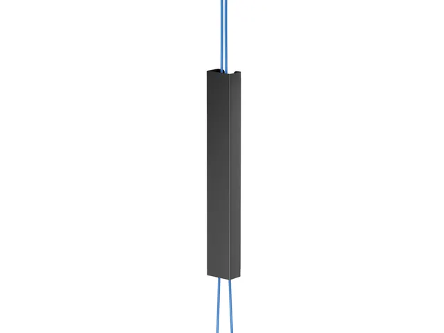 Kabelgoot staal Neomounts magnetische bevestiging 35cm zwart
