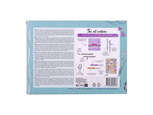 Happiness Journal Set Royal Talens 8-delig