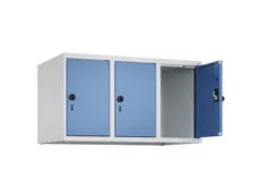 opzetkast,v. locker,3vak.,vak B 300mm,HxBxD 500x900x500mm,draaigrendel