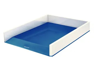 Brievenbak Leitz WOW wit/blauw C4 A4+ - 1
