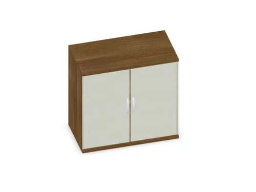 Draaideurkast Hxbxd 770x800x430mm 2 Oh Glasdeuren Behuizing Noten