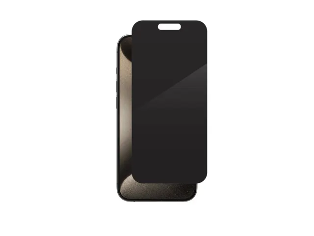 ZAGG Glass Elite Privacy, Apple, iPhone 15 Pro, Antibacterieel, Krasbe