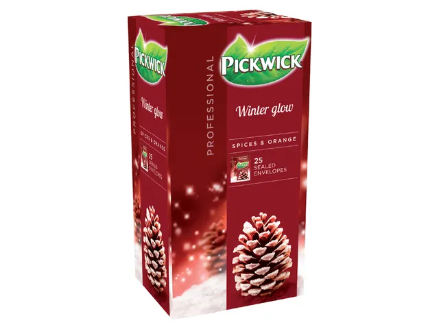 Zwarte Thee Pickwick winter glow 25x2 gr met envelop