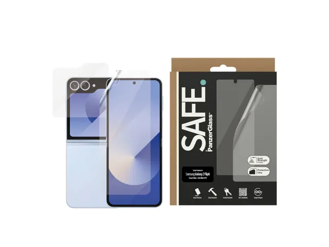 PanzerGlass SAFE. by Screen Protector Samsung Galaxy Z Flip6 | Glas