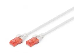 CAT 6 U-UTP patchkabel koper LSZH AWG 26/7 0,50m Wit