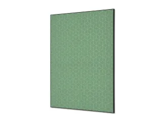 Wanddecoratie Textiel Set A1 Hexagon Groen - 1
