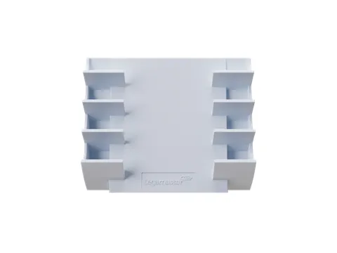 MATTE Glasbord markerhouder magnetisch voor 4 markers Chilly Lake lich