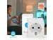 Nedis SmartLife Slimme Stekker Wi-Fi IP21 Wit 3 stuks
