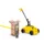 Vloermarkeringsset EXTRA PAINT XL met 6 x 0,75 l verfbussen, geel