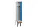 locker voor scheiding van kleding,HxBxD 2120x300x815mm,1vak