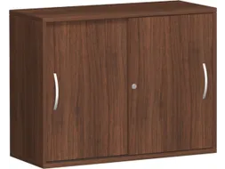 schuifdeurkast,HxBxD 770x1000x430mm,decor romp noten,decor front noten