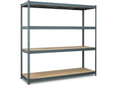 Rek Robus 400 180x180x60cm Grijs Metaal