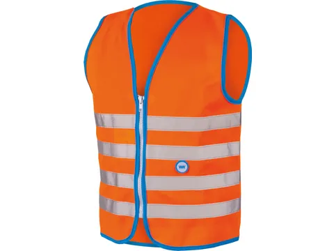 Fun Jacket Reflecterend Fluohesje Kind Oranje Large