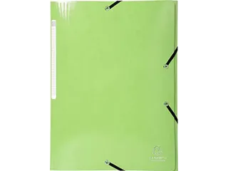 Elastomap 3 kleppen IDERAMA Maxi Capacity A4 Anijsgroen - 1
