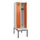 locker met bank,HxBxD 2120x600x815mm,2vak,vak B 300mm,cilinderslot