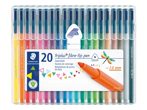 Kleurstift Staedtler 323 Triplus color à 20 kleuren