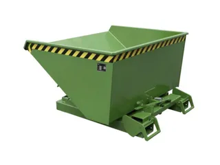 kiepbak,HxLxB 865x1485x1095mm,0,6m³,draagverm. 1000kg,RAL6011 - 2