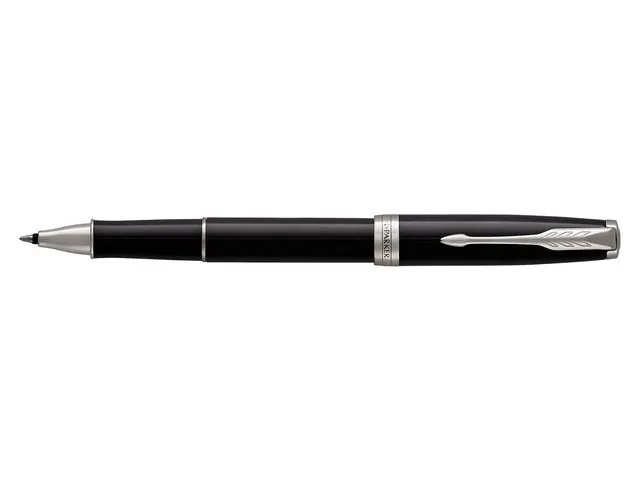 Rollerpen Parker Sonnet Black lacquer CT Fijn