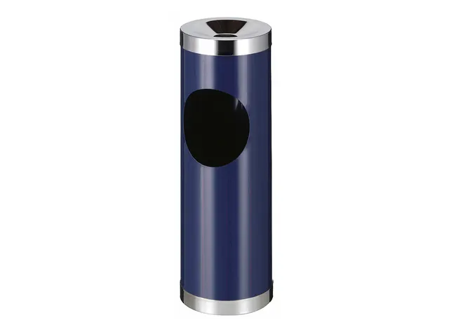Robuuste as-papierbak 30 liter Blauw