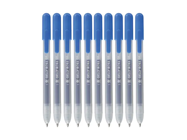 Gelschrijver Sakura Gelly Roll Classic 08 klikfunctie set à 10 stuks