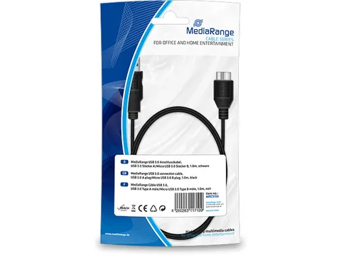 Usb 3.0 Connection Kabel MRCS153 Micro USB 3.0 A+B plug