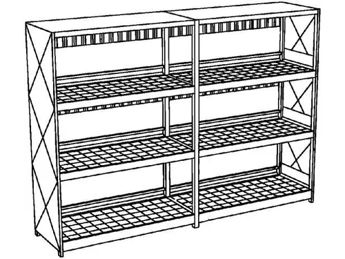 Stellingcontainer Gevaarlijke Stoffen Max. 60X200L Vaten Staand