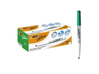 Whiteboardmarker Bic Velleda 1741 rond medium groen - 4