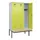 locker met bank,HxBxD 2120x1200x815mm,3vak,vak B 400mm,cilinderslot